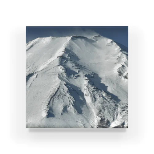 冠雪した富士山_003 Acrylic Block