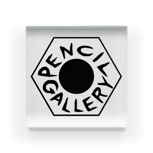 Pencil Gallery のHexagon logo Acrylic Block