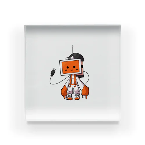 #ROBoT ゴミ絵originaなにこの仔こわい アクリルブロック