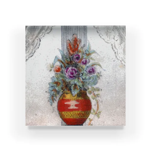 flower arrangement　 Acrylic Block