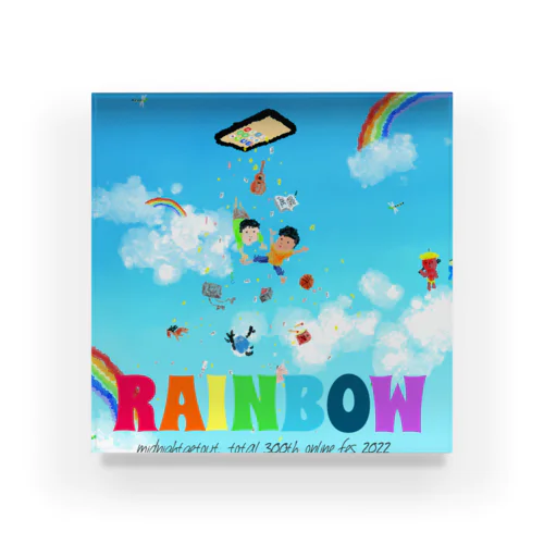 RAINBOWグッズ アクリルブロック