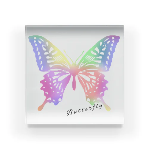 Butterfly(透過) アクリルブロック