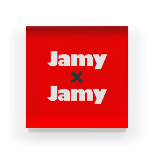 JamyJamyStudio公式ロゴアイテム Acrylic Block