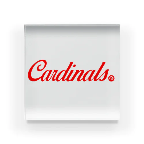 Cardinals【RED】 アクリルブロック