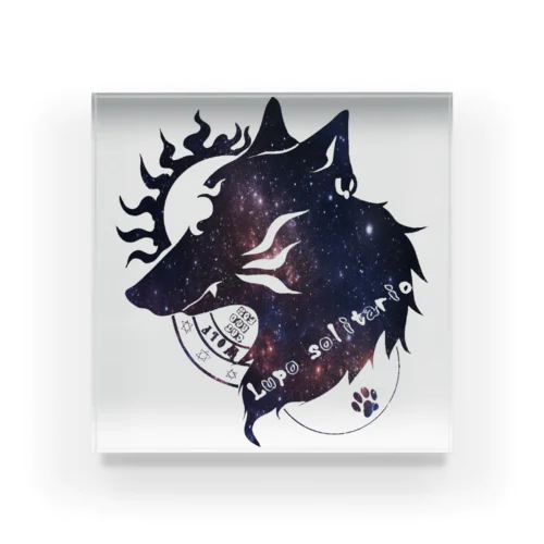 ロゴウルフ🐺 Acrylic Block