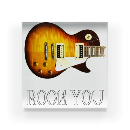 ROCK YOU 背景透過 Acrylic Block