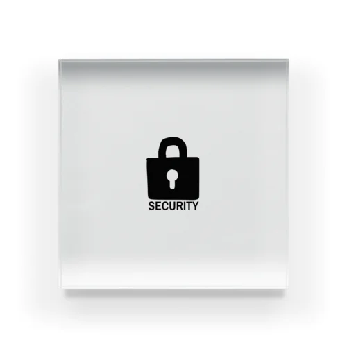 SECURITY Acrylic Block