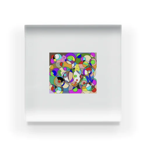 colorful⇄からふる Acrylic Block