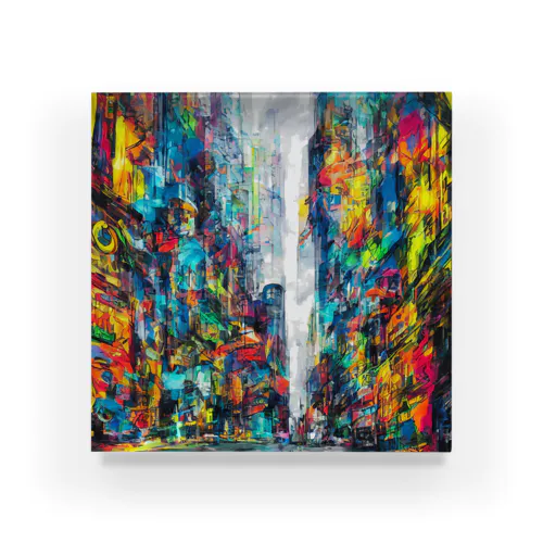 Digital Boulevard Acrylic Block