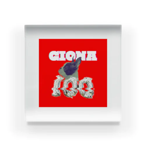 【GIONA 生後100日記念】アナログシリーズ Acrylic Block