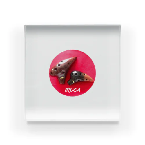 IRUCA Ocarina (ロゴ入) Acrylic Block