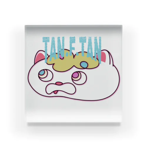 NO.016 しろぽよたん Acrylic Block
