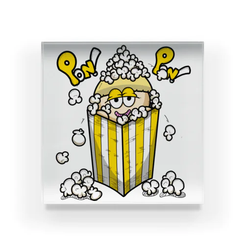 NEMURIN popcorn Acrylic Block