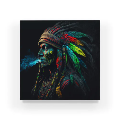 Smoke-Indian Acrylic Block