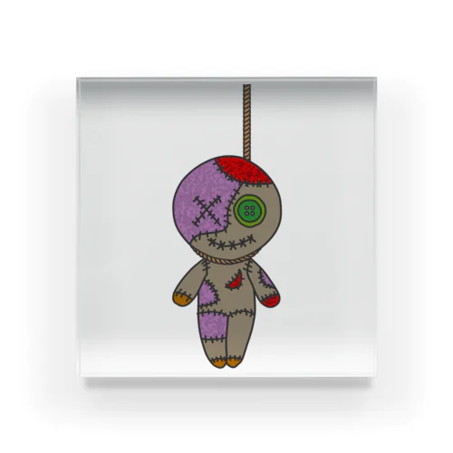 HANGING VOODOO DOLL Acrylic Block