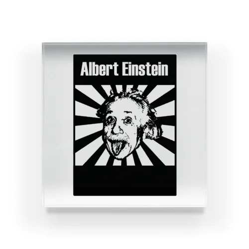 アルベルト・アインシュタイン Albert Einstein Acrylic Block