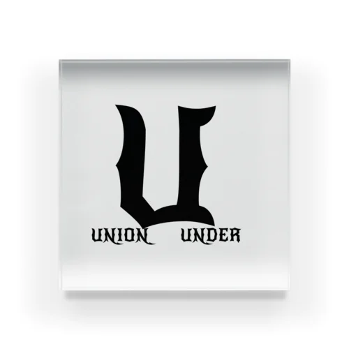 UNION　UNDER社公認グッズ アクリルブロック