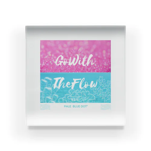 Go with the Flow Acrylic Block