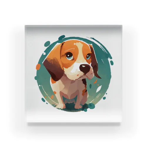 beagle  Acrylic Block