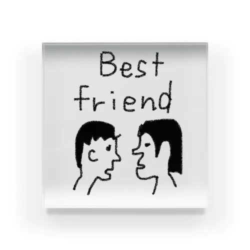 Best Friend Acrylic Block