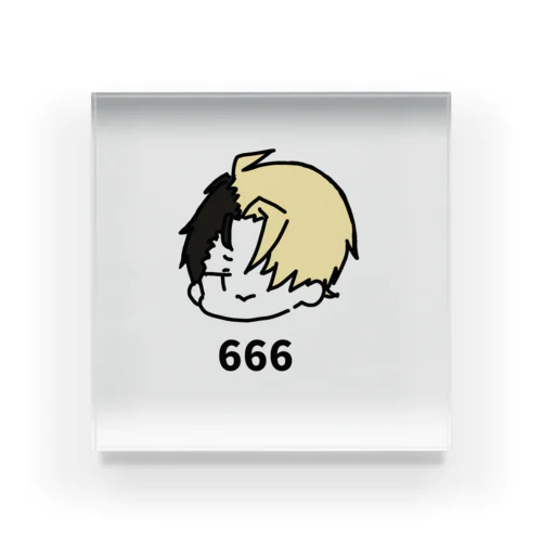 666魔王 アクリルブロック