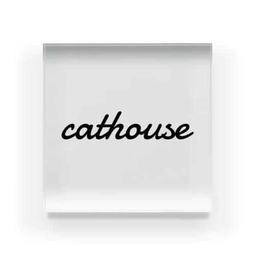  CATHOUSE  LOGO Acrylic Block