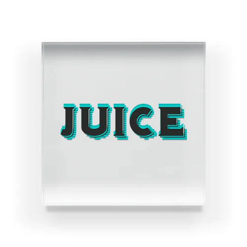 juice Acrylic Block