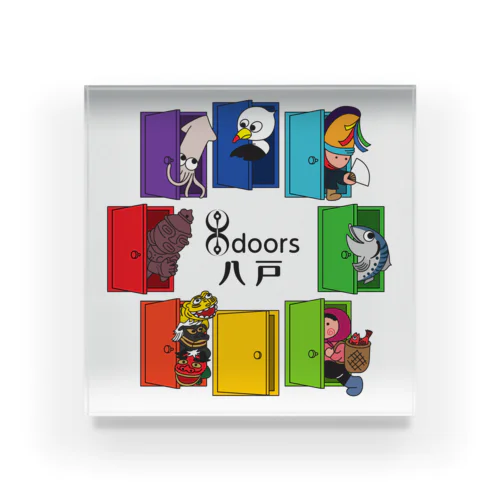 8doors(八戸・はちのへ) Acrylic Block