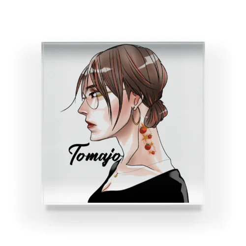 tomajo #001 carol  Acrylic Block