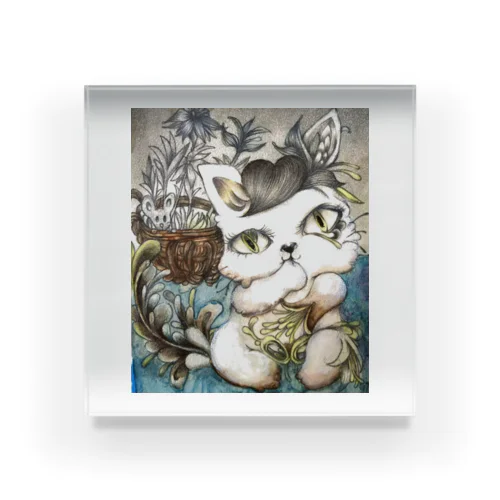 不思議な子猫 Acrylic Block