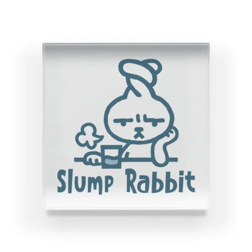 Slump Rabbit Acrylic Block