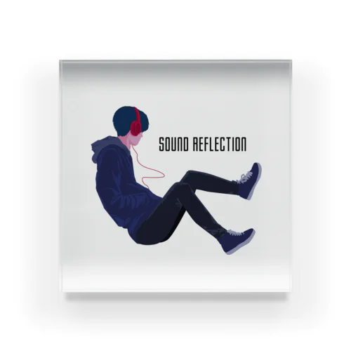 Sound Reflection | AQUARIUM-Boy Acrylic Block