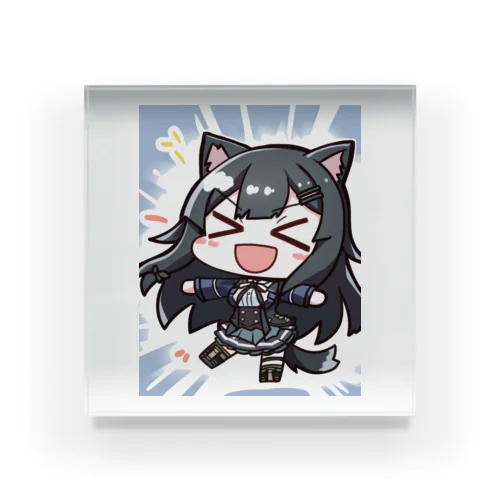 BIGSmile黒猫ちゃん Acrylic Block