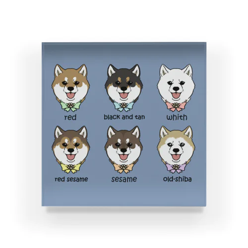 shiba-inu fanciers(集合) Acrylic Block