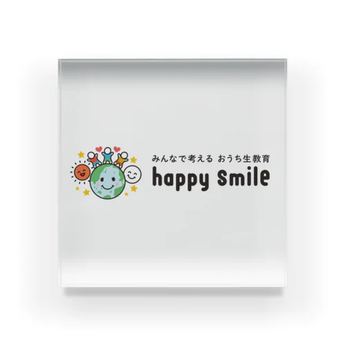 happy smile Acrylic Block