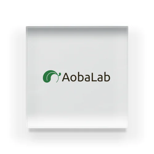AobaLabグッズ（横） Acrylic Block