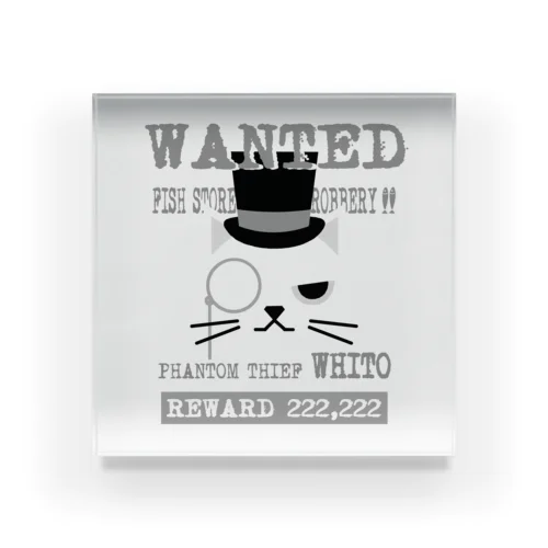 WANTED～怪盗ホワイト編～ Acrylic Block