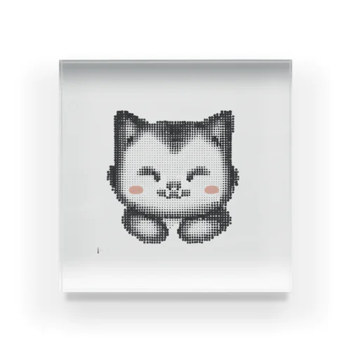 ドット絵猫ちゃん アクリルブロック