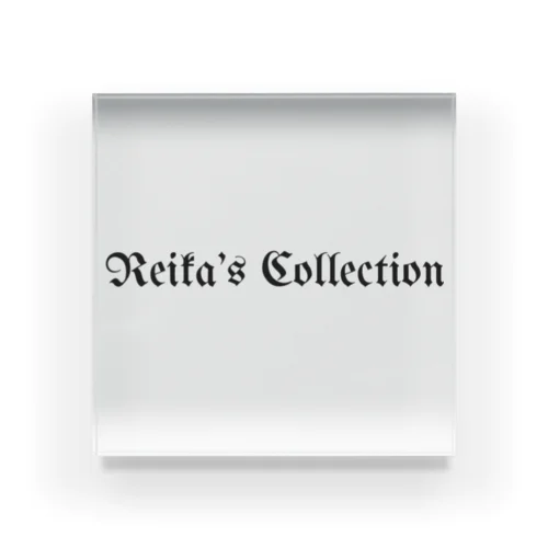 Reika's Collectionロゴ入りアイテム アクリルブロック