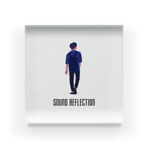 Sound Reflection | SENTIMENTAL-Boy Acrylic Block