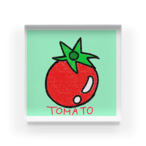 tomato Acrylic Block