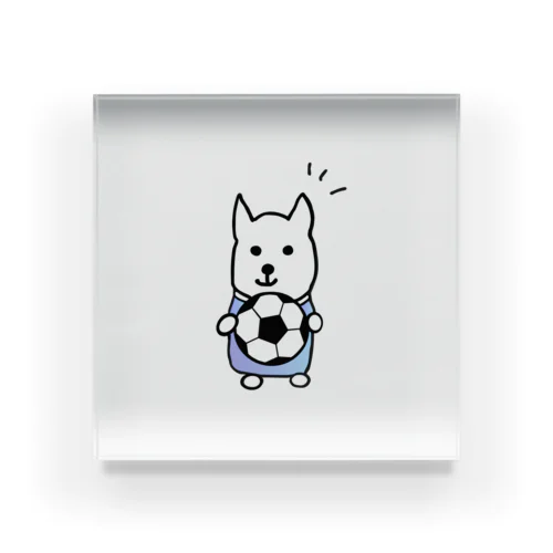 サッカー犬さん♪Part1 Acrylic Block