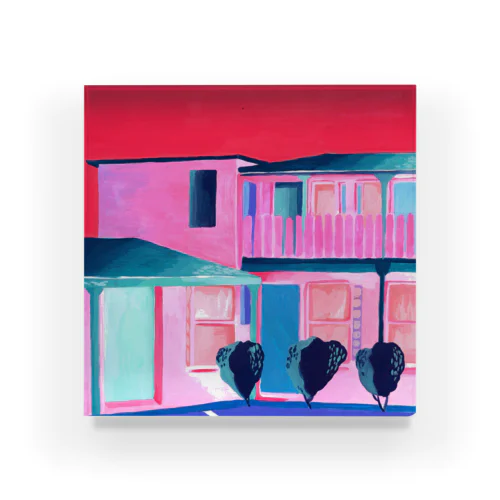 motel2 Acrylic Block