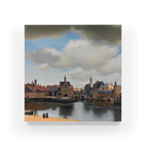 デルフト眺望 / View of Delft アクリルブロック