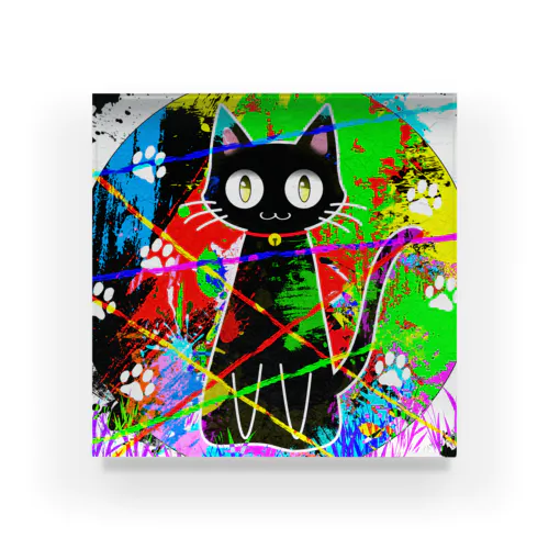 黒猫にゃん Acrylic Block