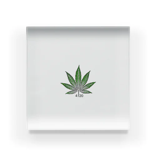 marijuana アクリルブロック