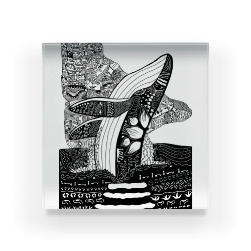 クジラ Acrylic Block