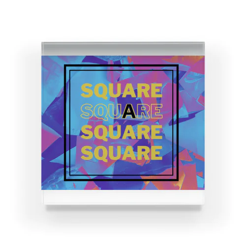 square アクリルブロック