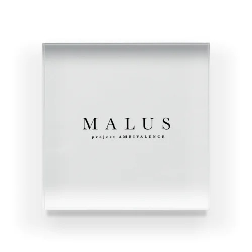 2nd ALBUM『MALUS』exclusive item Acrylic Block