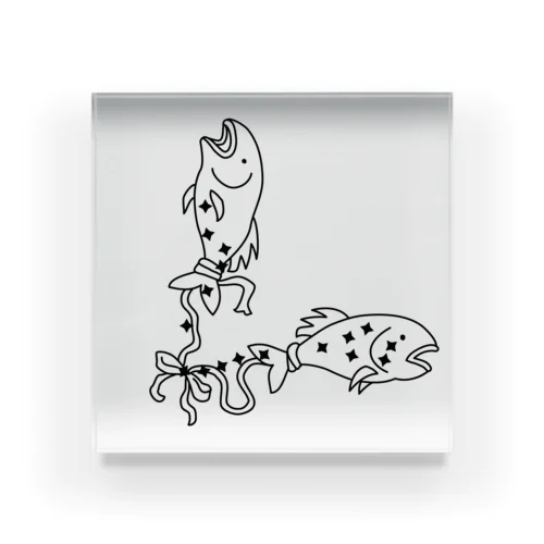  Pisces～うお座～2/20-3/20 Acrylic Block